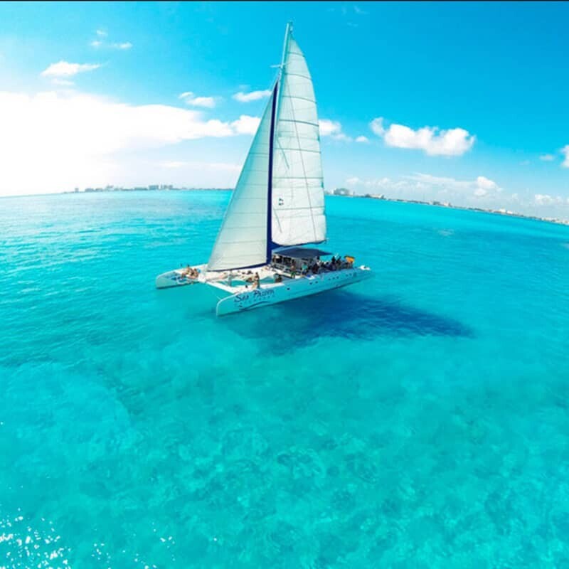 Isla Mujeres em Catamarã